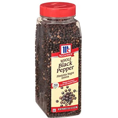 McCormick Black Pepper, Whole, 17.5 Ounce McCormick Black Pepper, Whole, 17.5 Ounce