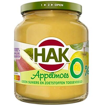 Hak Appelmoes 0% Salsa di mele 350G Hak Appelmoes 0% Salsa di mele 350G