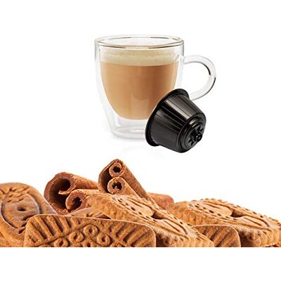 KICKKICK Speculoos Cappuccino Biscotto e Cannella Solubile Compatibili Dolce Gusto 16 Capsule KICKKICK Speculoos Cappuccino Biscotto e Cannella Solubile Compatibili Dolce Gusto 16 Capsule