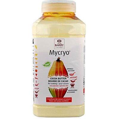 Cacao Barry Mycryo burro di cacao Callebaut BARRY 670g Cacao Barry Mycryo burro di cacao Callebaut BARRY 670g