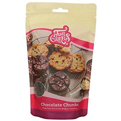 FunCakes Gocce di Cioccolato Fondente Chunks Sciogli nel microonde e versa in qualsiasi stampo. Prepara caramelle, lecca-lecca e decora torte e cupcake 350 g FunCakes Gocce di Cioccolato Fondente Chunks Sciogli nel microonde e versa in qualsiasi stampo. Prepara caramelle, lecca-lecca e decora torte e cupcake 350 g