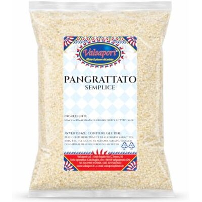 HOME LINE Pangrattato Semplice di Grano Duro, per cotolette, 500 g Semola rimacinata di grano duro con lievito e sale, una composizione essenziale dal gusto neutro e versatile. HOME LINE Pangrattato Semplice di Grano Duro, per cotolette, 500 g Semola rimacinata di grano duro con lievito e sale, una composizione essenziale dal gusto neutro e versatile.