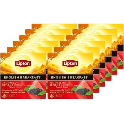 Lipton Discovery Collection English Breakfast, black tea, 12 confezioni da 20 filtri, 240 filtri Lipton Discovery Collection English Breakfast, black tea, 12 confezioni da 20 filtri, 240 filtri