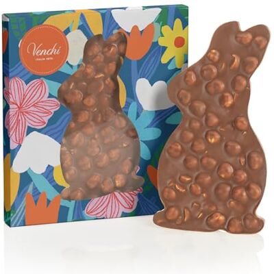 Venchi Brutto&Buono, Lastra Artigianale di Cioccolato al Latte con "Nocciola Piemonte IGP" a Forma di Coniglio, 160 Gr, Senza Glutine, Collezione Primavera , Idea Regalo Venchi Brutto&Buono, Lastra Artigianale di Cioccolato al Latte con "Nocciola Piemonte IGP" a Forma di Coniglio, 160 Gr, Senza Glutine, Collezione Primavera , Idea Regalo