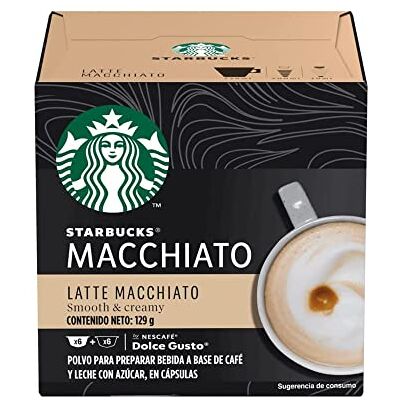 Starbucks Nescafé Dolce Gusto Latte Macchiato, caffè, Latte, Capsule di caffè, 12 Capsule Starbucks Nescafé Dolce Gusto Latte Macchiato, caffè, Latte, Capsule di caffè, 12 Capsule