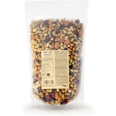 KoRo Snack Mix 1 kg Dolce e salato Pratica maxi confezione Ricco di fibre (9,3 g/100 g) KoRo Snack Mix 1 kg Dolce e salato Pratica maxi confezione Ricco di fibre (9,3 g/100 g)