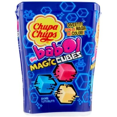 Perfetti Van Melle Gomme Da Masticare Big Babol Magic Cubes 10 Barattoli da 86 g Frutta Perfetti Van Melle Gomme Da Masticare Big Babol Magic Cubes 10 Barattoli da 86 g Frutta