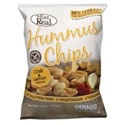 Cofresh Eat Real Hummus Chips Chilli & Lemon 135g Cofresh Eat Real Hummus Chips Chilli & Lemon 135g