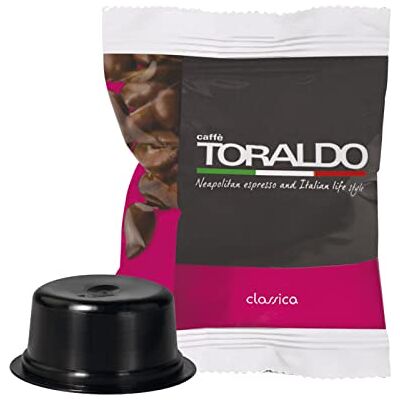 caffè toraldo Compatibile Firma* Caffè Selezionato, Tostato e Torrefatto in Italia Eccellenza del Caffè Napoletano (100 Capsule, Miscela Classica) caffè toraldo Compatibile Firma* Caffè Selezionato, Tostato e Torrefatto in Italia Eccellenza del Caffè Napoletano (100 Capsule, Miscela Classica)