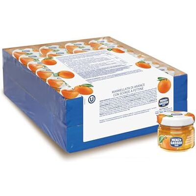 MENZ&GASSER Marmellata di Arance Monodose Premium Quality, con Frutta di Alta Qualità, 100% Made in Italy, 48 Vasetti x 28 g MENZ&GASSER Marmellata di Arance Monodose Premium Quality, con Frutta di Alta Qualità, 100% Made in Italy, 48 Vasetti x 28 g