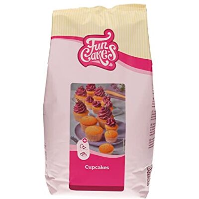 FunCakes Mix per cupcakes: cupcakes facili da usare, perfettamente uniformi, mini cupcakes o pagnotte, gusto vaniglia, qualità confettiera, halal. 4 kg. 4000 g FunCakes Mix per cupcakes: cupcakes facili da usare, perfettamente uniformi, mini cupcakes o pagnotte, gusto vaniglia, qualità confettiera, halal. 4 kg. 4000 g