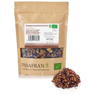 FRISAFRAN Infuso di Frutti di Bosco Bio 200g Rilassante Ricco di Vitamine Tisana Biologica Tè ai Frutti di Bosco FRISAFRAN Infuso di Frutti di Bosco Bio 200g Rilassante Ricco di Vitamine Tisana Biologica Tè ai Frutti di Bosco