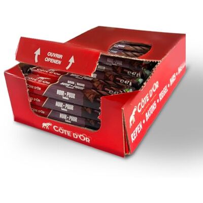 Cote D'Or , Bastoncino al Cioccolato Fondente, Tavoletta di Cioccolato con Cacao 100% Sostenibile, 32x47g (32 monoporzioni da 47g) Cote D'Or , Bastoncino al Cioccolato Fondente, Tavoletta di Cioccolato con Cacao 100% Sostenibile, 32x47g (32 monoporzioni da 47g)