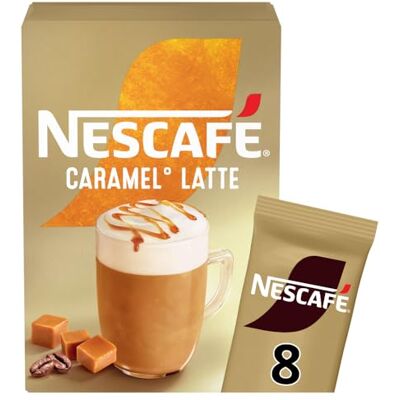 Nescafe Nescafé Caffellatte al caramello Café Menu, 17 g (6 confezioni, tot. 48 bustine) Nescafe Nescafé Caffellatte al caramello Café Menu, 17 g (6 confezioni, tot. 48 bustine)