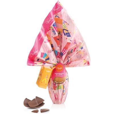Venchi Uovo di Cioccolato al Latte per Bambini, Rosa, 220 Gr, Note di Toffee e Caramello con Sorpresa, Senza Glutine, Collezione Pasqua , Idea Regalo Venchi Uovo di Cioccolato al Latte per Bambini, Rosa, 220 Gr, Note di Toffee e Caramello con Sorpresa, Senza Glutine, Collezione Pasqua , Idea Regalo