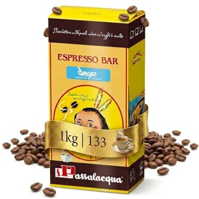 Passalacqua Deup Caffè Premium in Grani Decaffeinato 1 Kg Tostatura Autentica Napoletana 80% Arabica Aroma Intenso con Note di Cioccolato e Miele Made in Italy Passalacqua Deup Caffè Premium in Grani Decaffeinato 1 Kg Tostatura Autentica Napoletana 80% Arabica Aroma Intenso con Note di Cioccolato e Miele Made in Italy