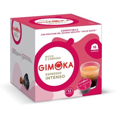 Gimoka 3366 Set di Capsule Intenso Compatibili Dolce Gusto, 6 X 6 cm, 1 Ciascuno, 96 Gimoka 3366 Set di Capsule Intenso Compatibili Dolce Gusto, 6 X 6 cm, 1 Ciascuno, 96