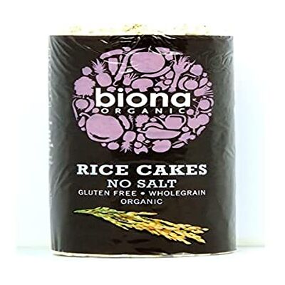 Biona Organic Rice Cakes Plain No Salt 100g Biona Organic Rice Cakes Plain No Salt 100g