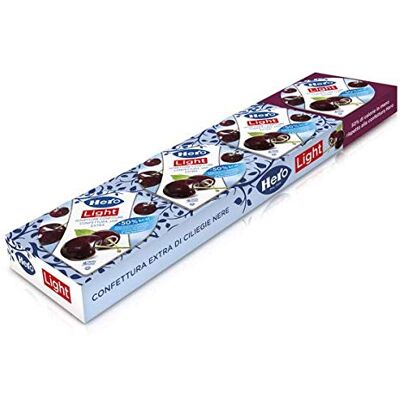 Hero Light Poker Confettura di Ciliegie Nere Light, Marmellata e Confettura Extra, Frutta di Alta Qualità, senza Conservanti e senza Coloranti, 30 Confezioni da 100 Grammi (4 monodosi x 25 Grammi) Hero Light Poker Confettura di Ciliegie Nere Light, Marmellata e Confettura Extra, Frutta di Alta Qualità, senza Conservanti e senza Coloranti, 30 Confezioni da 100 Grammi (4 monodosi x 25 Grammi)