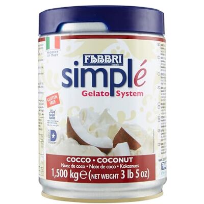 Fabbri simplé Gelato System Cocco 1,500 kg Fabbri simplé Gelato System Cocco 1,500 kg