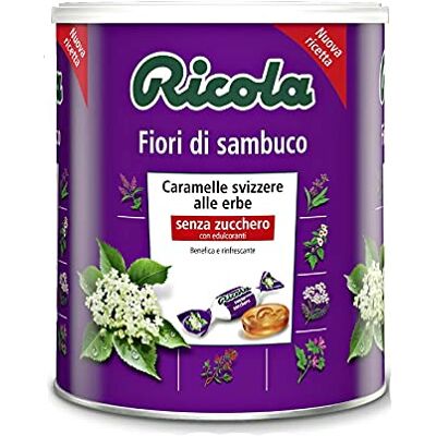 Idea 1 KG CARAMELLE SVIZZERE ALLE ERBE RICOLA FIORI DI SAMBUCO NO ZUCCHERO BARATTOLO Idea 1 KG CARAMELLE SVIZZERE ALLE ERBE RICOLA FIORI DI SAMBUCO NO ZUCCHERO BARATTOLO