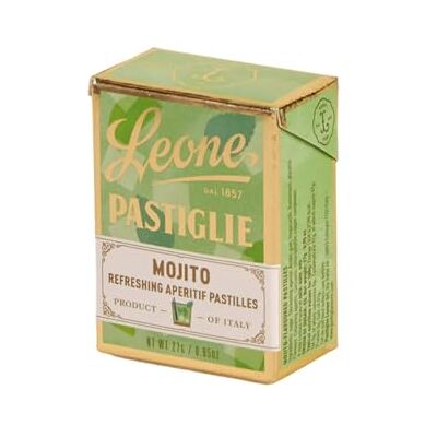 Pastiglie Leone Le Originali Gusto Mojito Espositore da 18 Scatoline da 27 grammi Pastiglie Leone Le Originali Gusto Mojito Espositore da 18 Scatoline da 27 grammi