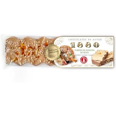 1880 Cioccolatini d’Autore Roscón de Reyes, consistenza cremosa, qualità suprema, ingredienti nobili, sapore autentico, il torrone più costoso del mondo, 200 g 1880 Cioccolatini d’Autore Roscón de Reyes, consistenza cremosa, qualità suprema, ingredienti nobili, sapore autentico, il torrone più costoso del mondo, 200 g