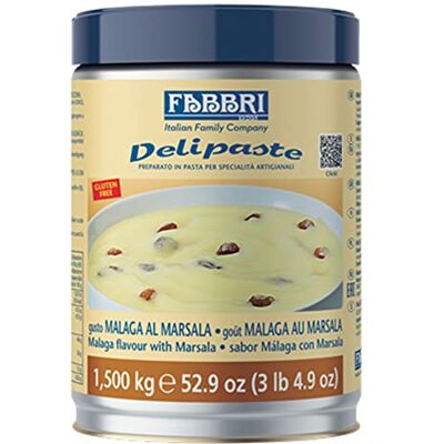 Fabbri DELIPASTE MALAGA AL MARSALA 1,5 KG PREPARATO IN PASTA PER SPECIALITÀ ARTIGIANALI Fabbri DELIPASTE MALAGA AL MARSALA 1,5 KG PREPARATO IN PASTA PER SPECIALITÀ ARTIGIANALI