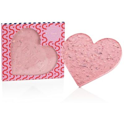 Venchi Brutto&Buono, Lastra Artigianale di Cioccolato Bianco a Forma di Cuore, alla Rosa, Mandorle e Lampone, 200 Gr, Senza Glutine, Senza Coloranti, Idea Regalo Festa della Mamma Venchi Brutto&Buono, Lastra Artigianale di Cioccolato Bianco a Forma di Cuore, alla Rosa, Mandorle e Lampone, 200 Gr, Senza Glutine, Senza Coloranti, Idea Regalo Festa della Mamma