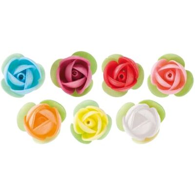 dekora Fiori commestibili per torte Ø 3.5cm, Fiori di cialda in 7 colori Decorazioni commestibili per torte, Senza glutine, senza lattosio e adatte ai Vegani 140 pezziº dekora Fiori commestibili per torte Ø 3.5cm, Fiori di cialda in 7 colori Decorazioni commestibili per torte, Senza glutine, senza lattosio e adatte ai Vegani 140 pezziº