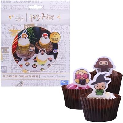 PME Harry Potter Stampe in Zucchero edibili ritagliabili per cupcake, Personaggi PME Harry Potter Stampe in Zucchero edibili ritagliabili per cupcake, Personaggi