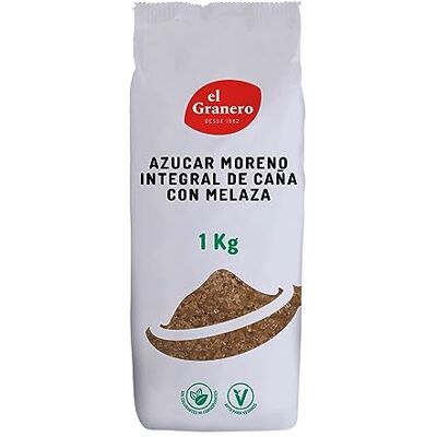 El Granero Integrale Zucchero di Canna Integrale - Vitamine & Minerali - 1kg El Granero Integrale Zucchero di Canna Integrale - Vitamine & Minerali - 1kg