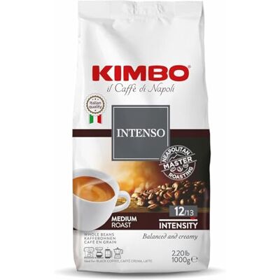 Kimbo Aroma Intenso Coffee Beans 1kg (1 kg, Whole bean) Kimbo Aroma Intenso Coffee Beans 1kg (1 kg, Whole bean)