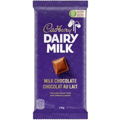 Cadbury Tavoletta di cioccolato al latte, cioccolato al latte cremoso e liscio, 180 g (confezione da 1) Cadbury Tavoletta di cioccolato al latte, cioccolato al latte cremoso e liscio, 180 g (confezione da 1)