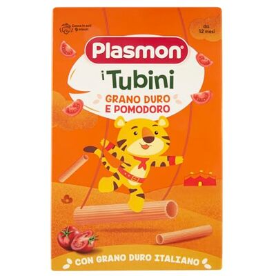 Plasmon Pastina Grano duro e pomodoro Tubini (12 confezioni) Plasmon Pastina Grano duro e pomodoro Tubini (12 confezioni)