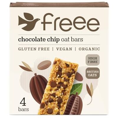 Doves Farm Organic Chocolate Chip Flapjacks 4x35g (Case of 7) Doves Farm Organic Chocolate Chip Flapjacks 4x35g (Case of 7)