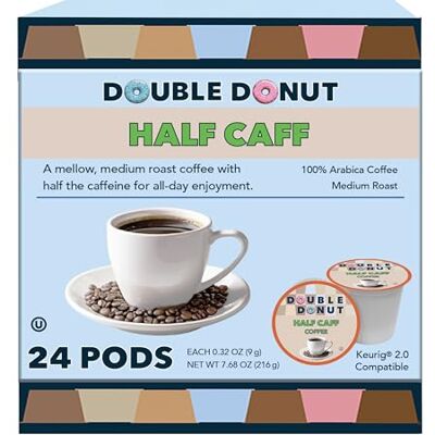Double Donut Coffee Doppia Ciambella Mezza Caf 24 Ct. Double Donut Coffee Doppia Ciambella Mezza Caf 24 Ct.
