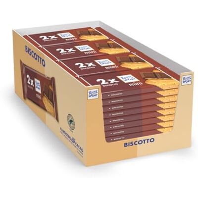 Ritter Sport Mini Duo Biscotto, 28 pezzi da 33g Ritter Sport Mini Duo Biscotto, 28 pezzi da 33g