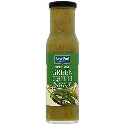 East End Molto Caldo Salsa Di Peperoncino Verde (260g) (Confezione da 2) East End Molto Caldo Salsa Di Peperoncino Verde (260g) (Confezione da 2)