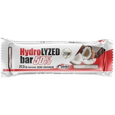 Pronutrition HYDROLYZED BAR 50% FONDENTE COCCO 55g Barretta contenente esclusivamente il 100% di proteine Optipep 90 inst. DH4 idrolizzate con Glutammina kyowa (Box da 24 pezzi) Pronutrition HYDROLYZED BAR 50% FONDENTE COCCO 55g Barretta contenente esclusivamente il 100% di proteine Optipep 90 inst. DH4 idrolizzate con Glutammina kyowa (Box da 24 pezzi)
