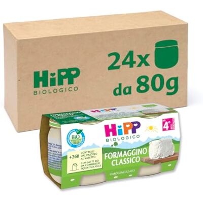 HiPP Formaggino Classico 24 vasetti da 80 g HiPP Formaggino Classico 24 vasetti da 80 g