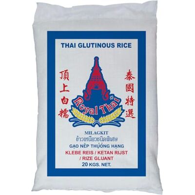 Royal Thai RICE Riso glutinoso 1 X 20 KG Royal Thai RICE Riso glutinoso 1 X 20 KG