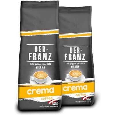 Der-Franz Crema caffè, macinato, 2 x 500 g Der-Franz Crema caffè, macinato, 2 x 500 g
