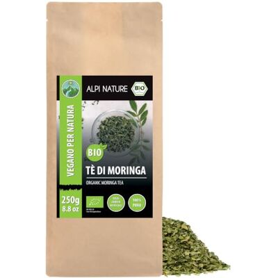 Alpi Nature Foglie di Moringa BIO 250g, Foglie Essiccate e Tagliate per il Moringa Tea Alpi Nature Foglie di Moringa BIO 250g, Foglie Essiccate e Tagliate per il Moringa Tea