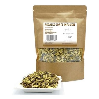 FRISAFRAN Liquirizia CORTE DI INFUSIONE Tè alla radice di legno dolce Direttamente dal produttore 100g Tè di liquirizia Infuso liquirizia Tisana FRISAFRAN Liquirizia CORTE DI INFUSIONE Tè alla radice di legno dolce Direttamente dal produttore 100g Tè di liquirizia Infuso liquirizia Tisana