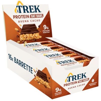 JB's TREK Barretta Proteica di Avena Cacao Vegane 16x50g (800g) JB's TREK Barretta Proteica di Avena Cacao Vegane 16x50g (800g)