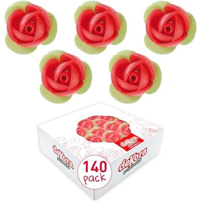 dekora Fiori commestibili per Torte Ø 3,5cm- Decorazione per Torte e Dolci Fiori di Ostia Colore Rosso Ostie Senza Glutine, Senza Lattosio e Adatte ai Vegani 140 Pz dekora Fiori commestibili per Torte Ø 3,5cm- Decorazione per Torte e Dolci Fiori di Ostia Colore Rosso Ostie Senza Glutine, Senza Lattosio e Adatte ai Vegani 140 Pz
