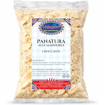 HOME LINE Panatura alle Mandorle, per pesce e carne, 200 g Semola rimacinata di grano duro con mandorle affettate e farina di mandorle, per una nota piena di frutta secca. HOME LINE Panatura alle Mandorle, per pesce e carne, 200 g Semola rimacinata di grano duro con mandorle affettate e farina di mandorle, per una nota piena di frutta secca.