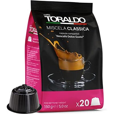 caffè toraldo Capsule Compatibile Con Dolce Gusto (100 Unità, Miscela Classica) caffè toraldo Capsule Compatibile Con Dolce Gusto (100 Unità, Miscela Classica)