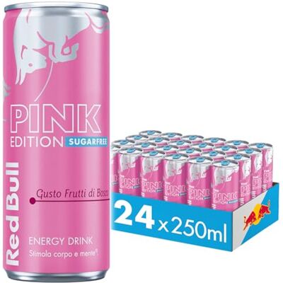 Bull Energy Drink, Gusto Frutti di Bosco, 250 ml (24 Lattine) Bull Energy Drink, Gusto Frutti di Bosco, 250 ml (24 Lattine)